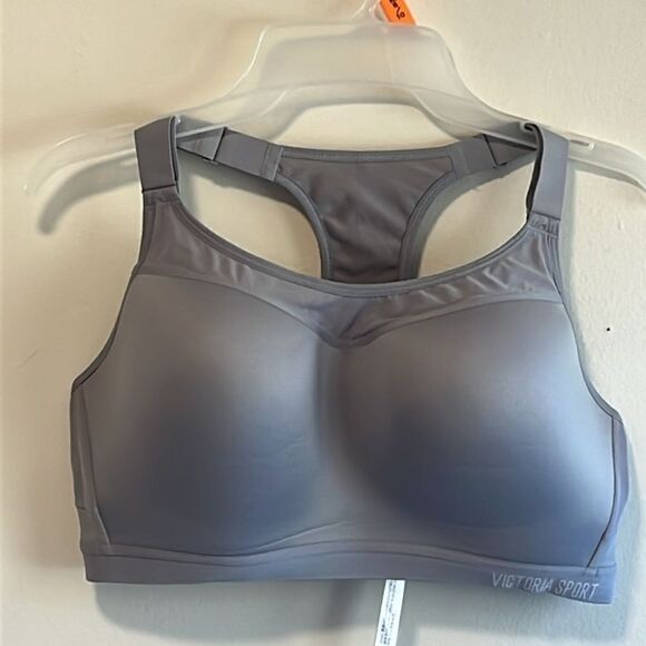 LIKE NEW VICTORIA SPORT SHIRRED RACERBACK 38D PADDED BRA - Picture 1 of 8